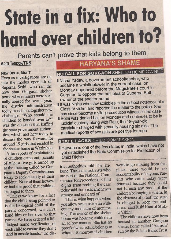 State in a fix: Who to hand over children to? 
