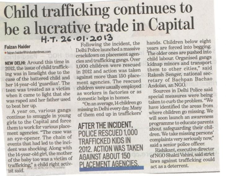 Child trafficking continues to be a lucrative trade in Capital